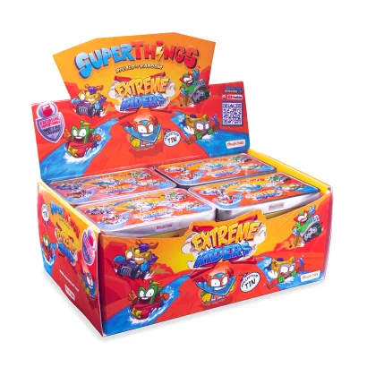 Ігровий набір SUPERTHINGS серії &laquo;Rivals of Kaboom&raquo; &ndash; ЕКСТРЕМАЛЬНІ ГОНЩИКИ (5 екскл. фігурок)