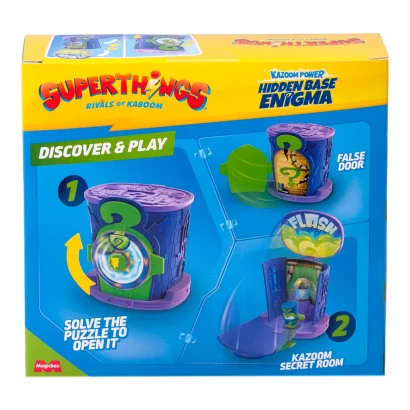 Ігровий набір SUPERTHINGS серії "Kazoom Power" - ПРИХОВАНА БАЗА ЕНІГМА