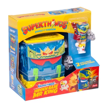 Ігровий набір SUPERTHINGS серії "Kazoom Power" - ПРИХОВАНА БАЗА МІСТЕРА КІНГА