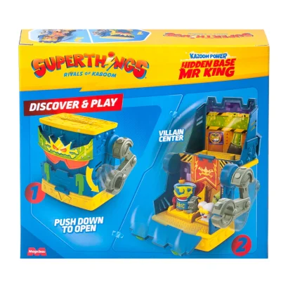 Ігровий набір SUPERTHINGS серії "Kazoom Power" - ПРИХОВАНА БАЗА МІСТЕРА КІНГА