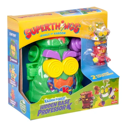 Ігровий набір SUPERTHINGS серії "Kazoom Power" - ПРИХОВАНА БАЗА ПРОФЕСОРА К