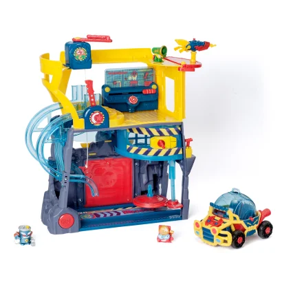 Ігровий набір SUPERTHINGS S &ndash; ШТАБ-КВАРТИРА (штаб, машина, 3 фігурки)