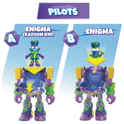Ігровий набір SUPERTHINGS S &ndash; СУПЕРБОТ ЕНІГМА (робот, казум-кід, фігурка)
