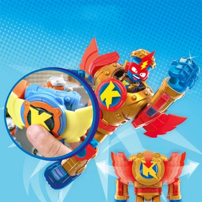 Ігровий набір SUPERTHINGS S &ndash; СУПЕРБОТ ГОЛДЕН АРМОР (робот, казум-кід, фігурка)