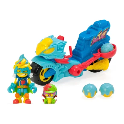 Ігровий набір SUPERTHINGS S &ndash; ТУРБО АЙС (мотоцикл, казум-кід, фігурка)