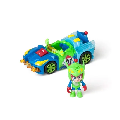 Машинка-конструктор T-RACERS - МІКСУЙ ТА ДРАЙВУЙ (з гонщиком, в асорт., в дисплеї)