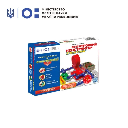 Конструктор- Znatok Перші Кроки В Електроніці (15 Схем, набір В)