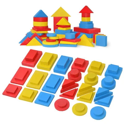 Логічні блоки Дьєнеша 48 фігур. Набір із завданнями