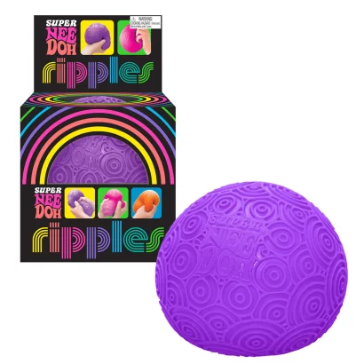 Іграшка-антистрес NEEDOH серії "Super" &ndash; ЯСКРАВІ КРУЖАЛЬЦЯ (пурпуровий)