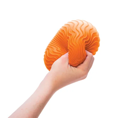Іграшка-антистрес NEEDOH серії "Super" &ndash; ЯСКРАВІ ХВИЛЬКИ (помаранчевий)