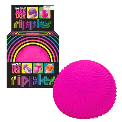 Іграшка-антистрес NEEDOH серії "Super" &ndash; ЯСКРАВІ ХВИЛЬКИ (рожевий)