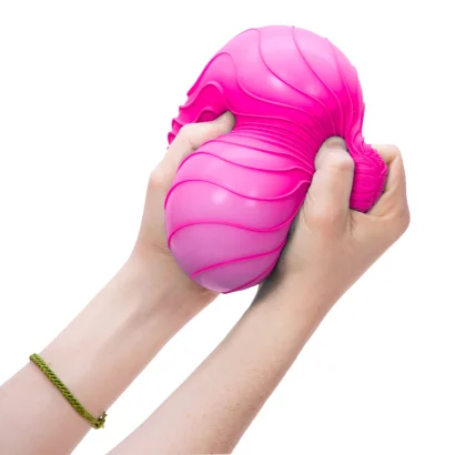 Іграшка-антистрес NEEDOH серії "Super" &ndash; ЯСКРАВІ ХВИЛЬКИ (рожевий)