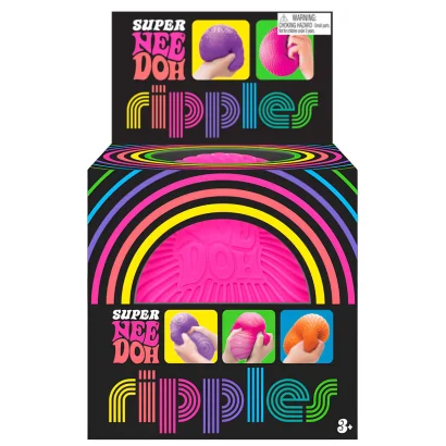 Іграшка-антистрес NEEDOH серії "Super" &ndash; ЯСКРАВІ ХВИЛЬКИ (рожевий)