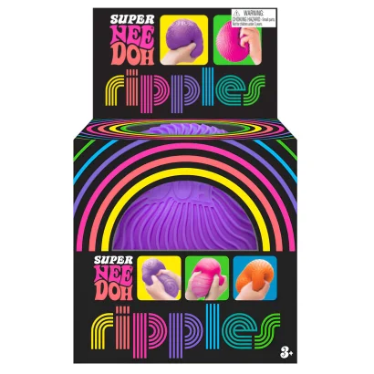 Іграшка-антистрес NEEDOH серії "Super" &ndash; ЯСКРАВІ ХВИЛЬКИ (пурпуровий)