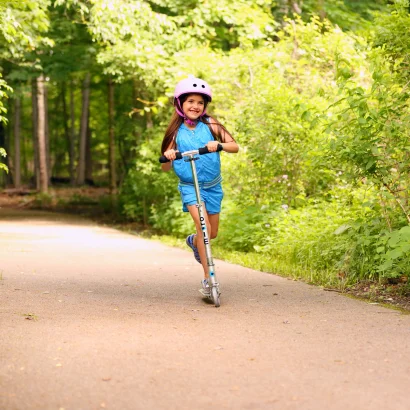 Самокат MICRO серії "Sprite" &ndash; МАТОВИЙ СРІБЛЯСТИЙ (до 100 kg, двоколісний)