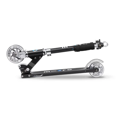 Самокат MICRO серії &quot;Sprite&quot; – ЧОРНИЙ (до 100  кг (kg), двоколісний)