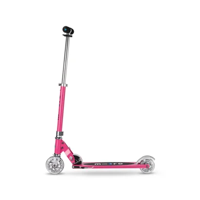 Самокат MICRO серії &quot;Sprite&quot; – РОЖЕВИЙ (до 100 kg, двоколісний)