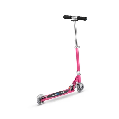 Самокат MICRO серії "Sprite" &ndash; РОЖЕВИЙ (до 100 kg, двоколісний)