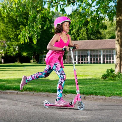 Самокат MICRO серії &quot;Sprite&quot; – РОЖЕВИЙ (до 100 kg, двоколісний)