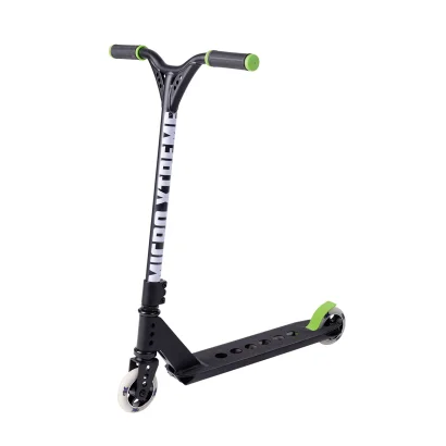 Самокат MICRO серії "Trixx &amp; Ramp" - ЧОРНИЙ (до 100 kg, двоколісний, алюмін.)