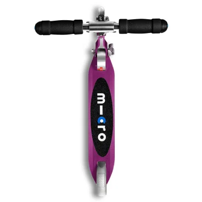 Самокат MICRO серії &quot;Sprite&quot; - ПУРПУРОВИЙ МЕТАЛІК (складаний, до 100 kg, двоколісний)