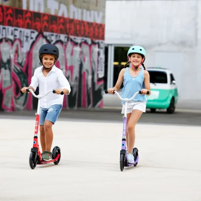 Самокат MICRO серії &quot;Cruiser&quot; – ЧЕРВОНИЙ (до 100 kg, двоколісний)