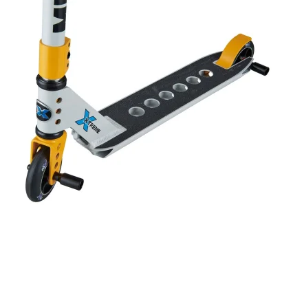 Самокат MICRO серії &quot;Trixx 2.0&quot; – СІРО-ЖОВТИЙ (до 100 kg, двоколісний)