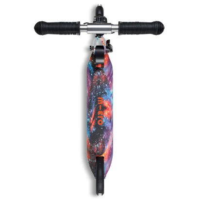 Самокат MICRO серії "Sprite Glow LED Art Collection" &ndash; КОСМОС (до 100 кг (kg), двоколісний, світло)