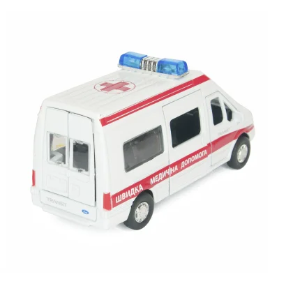 Автомодель - FORD TRANSIT РЕАНІМАЦІЯ (світло, озвуч. укр. мовою)