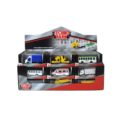 Міні-моделі службовий транспорт - "TECHNOPARK"&nbsp;(у диспенсері, асорті)