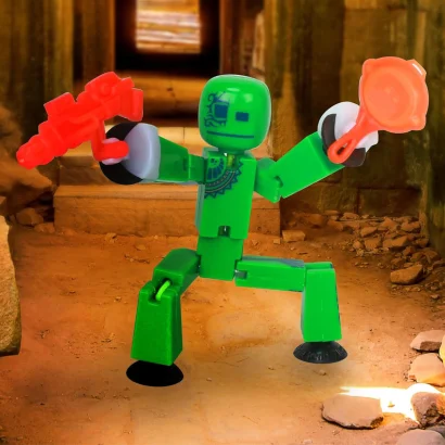 Ігровий набір для анімаційної творчості STIKBOT STIKTANNICA - КАРМАТОПІЯ (1 екскл. фіг., аксесуари)