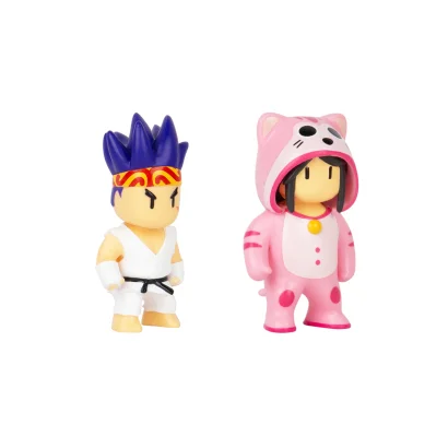 Набір колекційних фігурок STUMBLE GUYS - СЕНСЕЙ ФАЄРФІСТ І МЯУМЕР (2 фігурки, 6 cm)