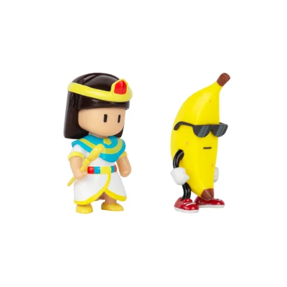 Набір колекційних фігурок STUMBLE GUYS - КЛЕОПАТРА ТА БАНАН (2 фігурки, 6 cm)