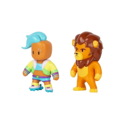 Набір колекційних фігурок STUMBLE GUYS - ВЕЛОЦИТ І ЛЕОНІДАС (2 фігурки, 6 cm)