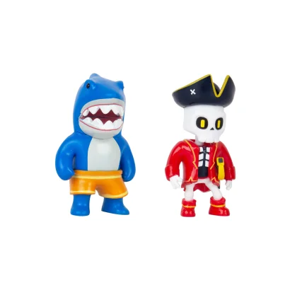 Набір колекційних фігурок STUMBLE GUYS - МЕГАЛОДОН І КАПІТАН НОХАРТ (2 фігурки, 6 cm)