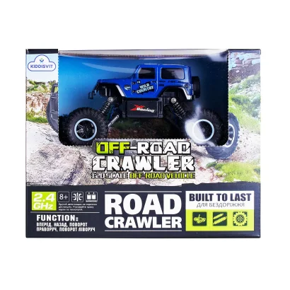 Автомобіль OFF-ROAD CRAWLER з р/к - WILD COUNTRY (синій, акум. 3,6V, 1:20)