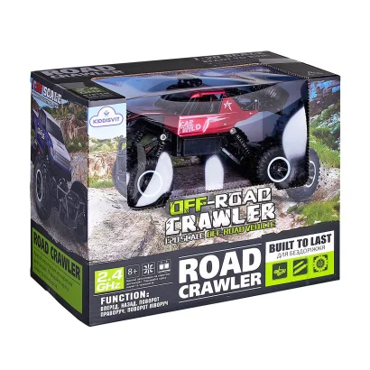 Автомобіль OFF-ROAD CRAWLER з р/к - CAR VS WILD (червоний, акум. 3,6V, метал. корпус, 1:20)