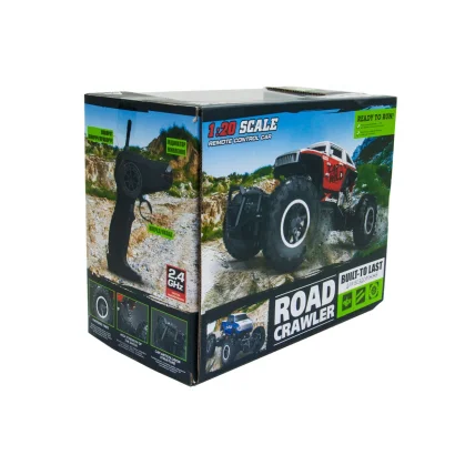 Автомобіль OFF-ROAD CRAWLER з р/к - CAR VS WILD (червоний, акум. 3,6V, метал. корпус, 1:20)
