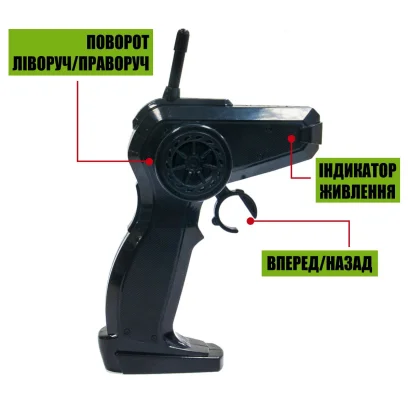 Автомобіль OFF-ROAD CRAWLER з р/к - ROCK SPORT (чорний, акум. 3,6V, метал. корпус, 1:20)