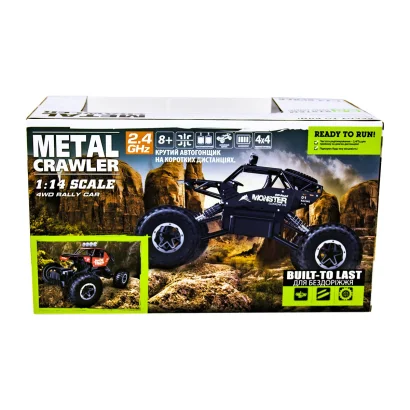 Автомобіль OFF-ROAD CRAWLER з р/к - WHERE THE TRAIL ENDS (матов.чорн., акум. 7.2V, мет.корпус, 1:14)
