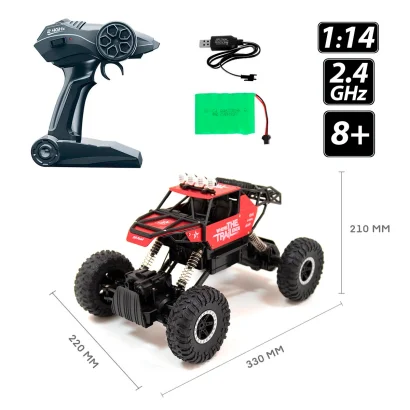 Автомобіль OFF-ROAD CRAWLER з р/к - WHERE THE TRAIL ENDS (червоний, акум. 7.2V, метал. корпус, 1:14)