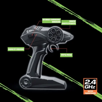 Автомобіль OFF-ROAD CRAWLER з р/к - WHERE THE TRAIL ENDS (червоний, акум. 7.2V, метал. корпус, 1:14)