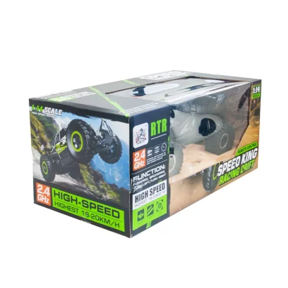 Автомобіль OFF-ROAD CRAWLER з р/к - SPEED KING (чорний металік, метал. корпус, акум. 6V, 1:14)