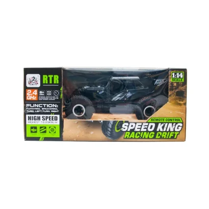 Автомобіль OFF-ROAD CRAWLER з р/к - SPEED KING (чорний металік, метал. корпус, акум. 6V, 1:14)