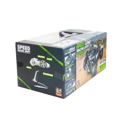 Автомобіль OFF-ROAD CRAWLER з р/к - SPEED KING (чорний металік, метал. корпус, акум. 6V, 1:14)