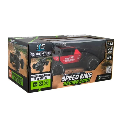 Автомобіль OFF-ROAD CRAWLER з р/к - RACE (матовий червоний, метал. корпус, акум.6V, 1:14)