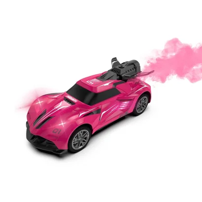 Автомобіль SPRAY CAR на р/к &ndash; SPORT (рожевий, 1:24, світло, вихлопна пара)