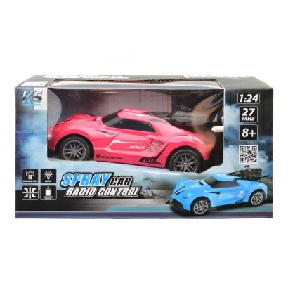 Автомобіль Spray Car на р/к – Sport (рожевий, 1:24, туман)