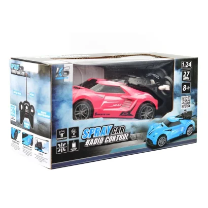 Автомобіль Spray Car на р/к – Sport (рожевий, 1:24, туман)