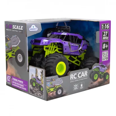 Автомобіль BIGFOOT OFF-ROAD з р/к &ndash; VIOLET (1:16, 27 МГц (MHz))